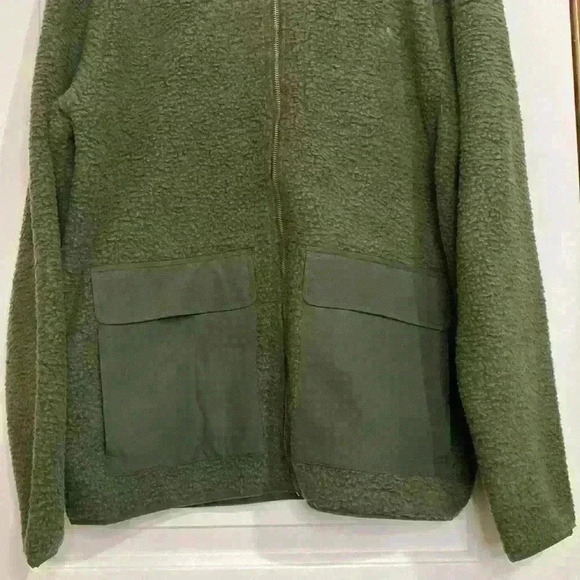 Vuori Idyllwild Sherpa Men’s Jacket Forest Green Large New - Picture 4 of 13